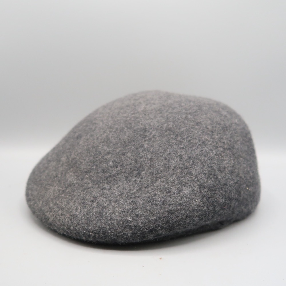 Men Fashion Classic 100%‎ Wool Ascot Hat Gray Size L XL